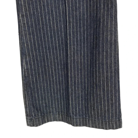 Vintage Y2K Tommy Hilfiger Flare Jeans Striped Dark Wash High Rise Denim - Picture 4 of 9